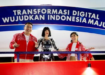 Truk Digital di Karnaval HUT RI ke-80 Hadirkan Robot AI dan Satelit SATRIA-1