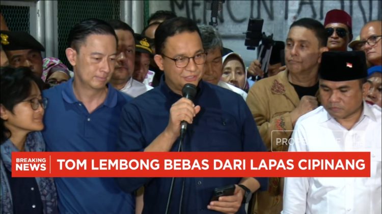 Rayakan Kebebasan Tom Lembong
