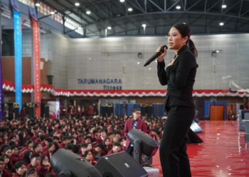 Mahasiswa Antusias Ikuti Kuliah Umum Angela Tanoesoedibjo tentang Tantangan dan Soft Skill