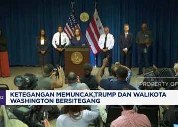 Video Trump dan Walikota Washington Terlibat Ketegangan