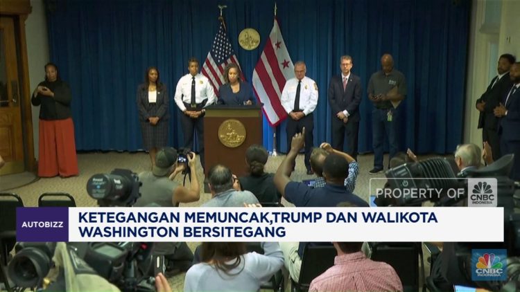 Video Trump dan Walikota Washington Terlibat Ketegangan