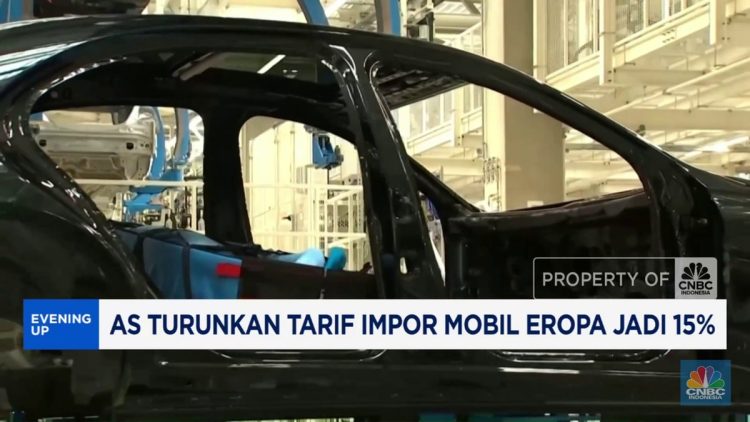 Tarif Impor Mobil Eropa Diturunkan AS Menjadi 15 Persen