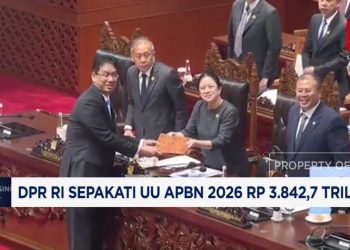 DPR RI Setujui UU APBN 2026 Senilai Rp 3.842,7 Triliun