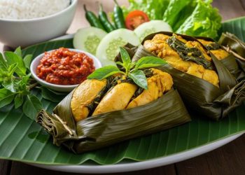 Resep Pepes Ayam Kemangi Bumbu Kuning yang Sehat dan Aromatik