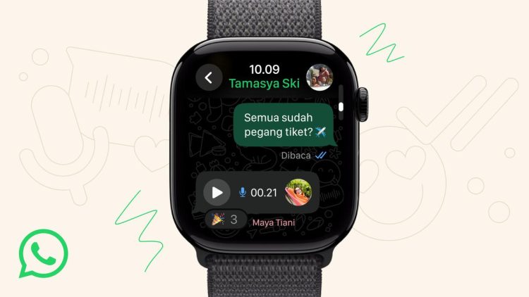 Aplikasi WhatsApp Kini Tersedia di Apple Watch dengan Berbagai Fitur Menarik