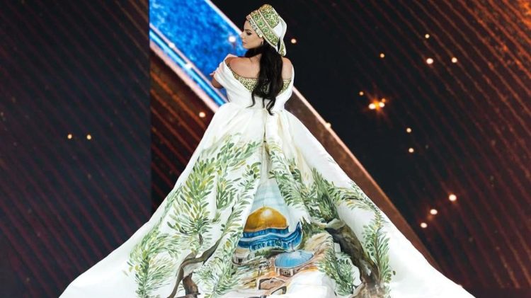 Masjid Al-Aqsa Simbol Perjuangan di Miss Universe oleh Nadeen Ayoub