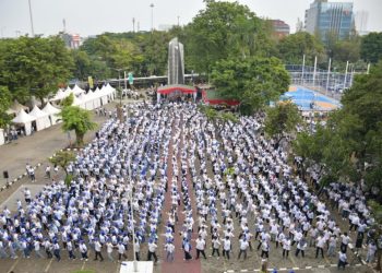 Tarian Tabola Bale dari Universitas Trisakti Raih Rekor Dunia MURI