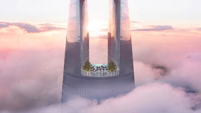 Hotel Tertinggi di Dunia Dibuka di Dubai dengan Kolam Renang di Lantai 76