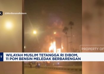 Wilayah Muslim Tetangga RI Terkena Serangan, 11 Pom Bensin Meledak